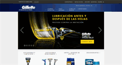 Desktop Screenshot of gillette.com.ar