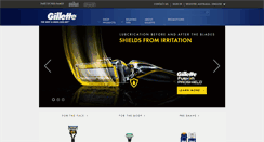 Desktop Screenshot of gillette.com.au