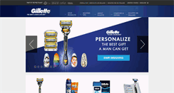 Desktop Screenshot of gillette.com