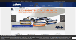 Desktop Screenshot of gillette.com.tr